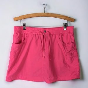 Columbia Pink Skorts Skirt size large